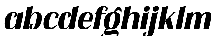 Regitta Italic Font LOWERCASE