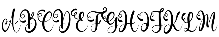 Regitta Script Alt 1 Font UPPERCASE