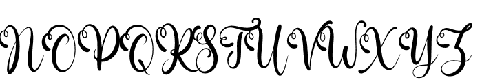 Regitta Script Alt 1 Font UPPERCASE