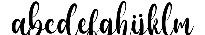 Regitta Script Font LOWERCASE