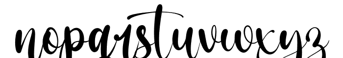 Regitta Script Font LOWERCASE