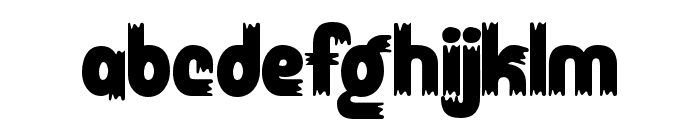 Reglues  Regular Font LOWERCASE