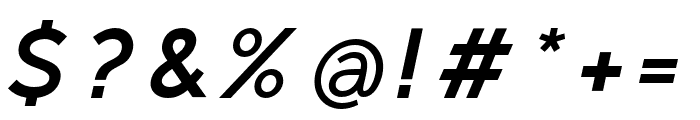 Regon-BoldItalic Font OTHER CHARS