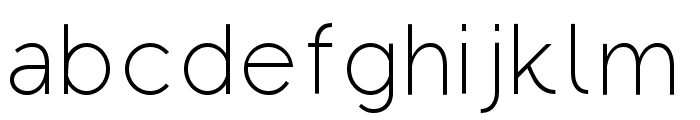 Regon Extra Light Font LOWERCASE