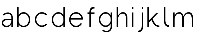Regon-Light Font LOWERCASE