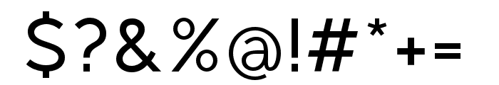 Regon-Medium Font OTHER CHARS