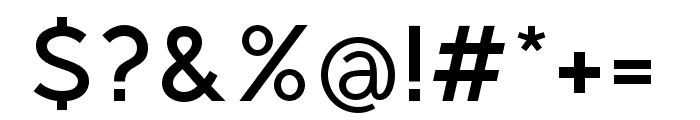 Regon-SemiBold Font OTHER CHARS