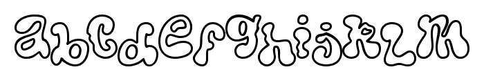 Regoofy Line Font LOWERCASE