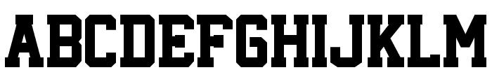 Regular Varsity Regular Font UPPERCASE