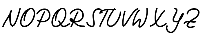 RegulationSignature Font UPPERCASE