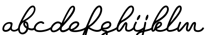 RegulationSignature Font LOWERCASE