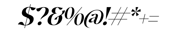 Rehgal Italic Font OTHER CHARS