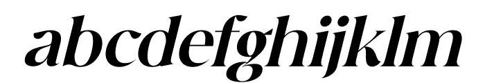 Rehgal Italic Font LOWERCASE