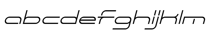 Reictarion-Italic Font LOWERCASE