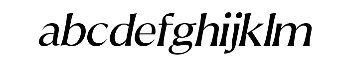Reifilano-Italic Font LOWERCASE