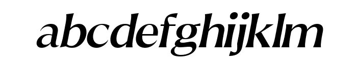 Reifilano Medium Italic Font LOWERCASE