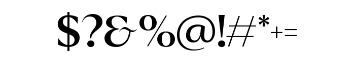 Reifilano-Medium Font OTHER CHARS