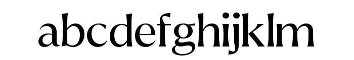 Reifilano-Regular Font LOWERCASE