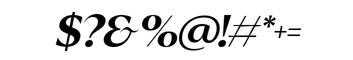 Reifilano Semi Bold Italic Font OTHER CHARS