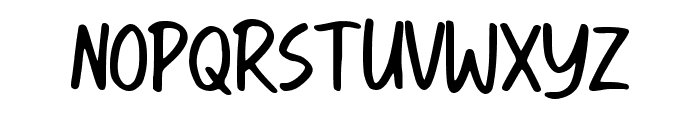 Rejoiceful Biro Regular Font UPPERCASE