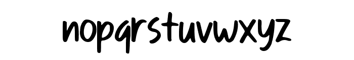 Rejoiceful Biro Regular Font LOWERCASE