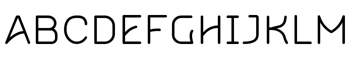 Rekay-Thin Font UPPERCASE