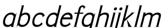 Rekiya Italic Font LOWERCASE