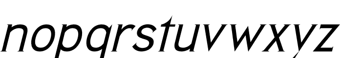 Rekiya Italic Font LOWERCASE