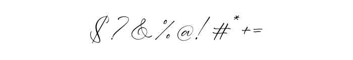 Relatta Saidnolia Script Font OTHER CHARS