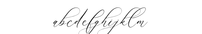 Relatta Saidnolia Script Font LOWERCASE