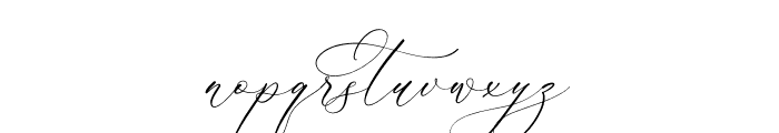 Relatta Saidnolia Script Font LOWERCASE