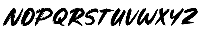 RelaxBrush-Regular Font UPPERCASE