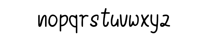 Relaxing Font LOWERCASE