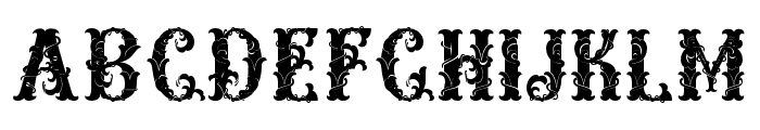 Relic Florest Island 3 standard Regular Font UPPERCASE