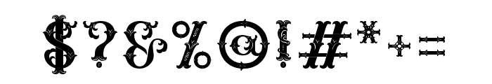 Relic Forest Island 3 monogram-1 Regular Font OTHER CHARS