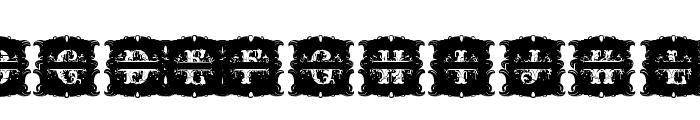 Relic Forest Island 3 monogram-10 Regular Font UPPERCASE