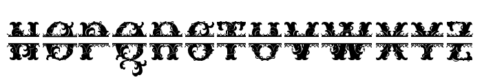 Relic Forest Island 3 monogram-11 Regular Font UPPERCASE