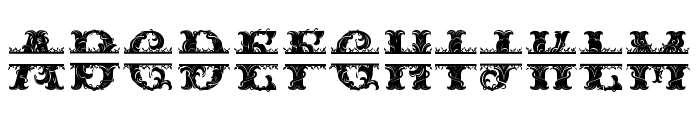 Relic Forest Island 3 monogram-12 Regular Font UPPERCASE