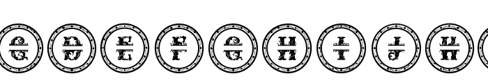 Relic Forest Island 3 monogram-3 Regular Font UPPERCASE