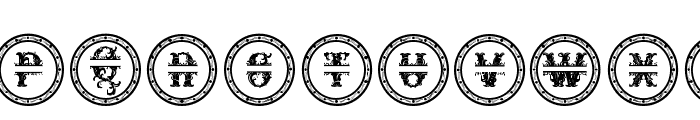 Relic Forest Island 3 monogram-3 Regular Font LOWERCASE