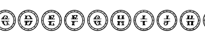 Relic Forest Island 3 monogram-4 Regular Font UPPERCASE