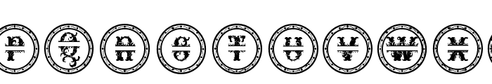 Relic Forest Island 3 monogram-4 Regular Font UPPERCASE