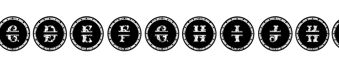 Relic Forest Island 3 monogram-5 Regular Font UPPERCASE