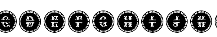 Relic Forest Island 3 monogram-6 Regular Font UPPERCASE