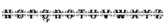 Relic Forest Island 3 monogram-7 Regular Font UPPERCASE