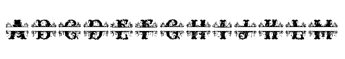 Relic Forest Island 3 monogram-8 Regular Font UPPERCASE