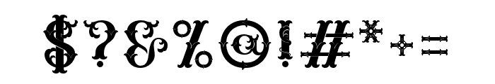 Relic Forest Island 3 monogram-9 Regular Font OTHER CHARS