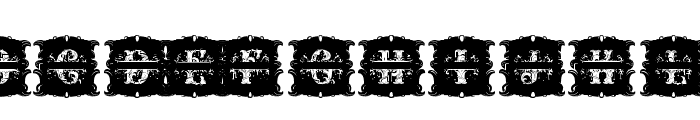 Relic Forest Island 3 monogram-9 Regular Font UPPERCASE