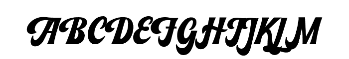 Relieve-Regular Font UPPERCASE