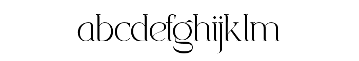 Relisha Regular Font LOWERCASE